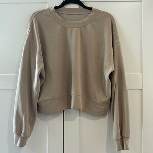 Softstreme Perfectly Oversized Cropped Crew, Sz 8